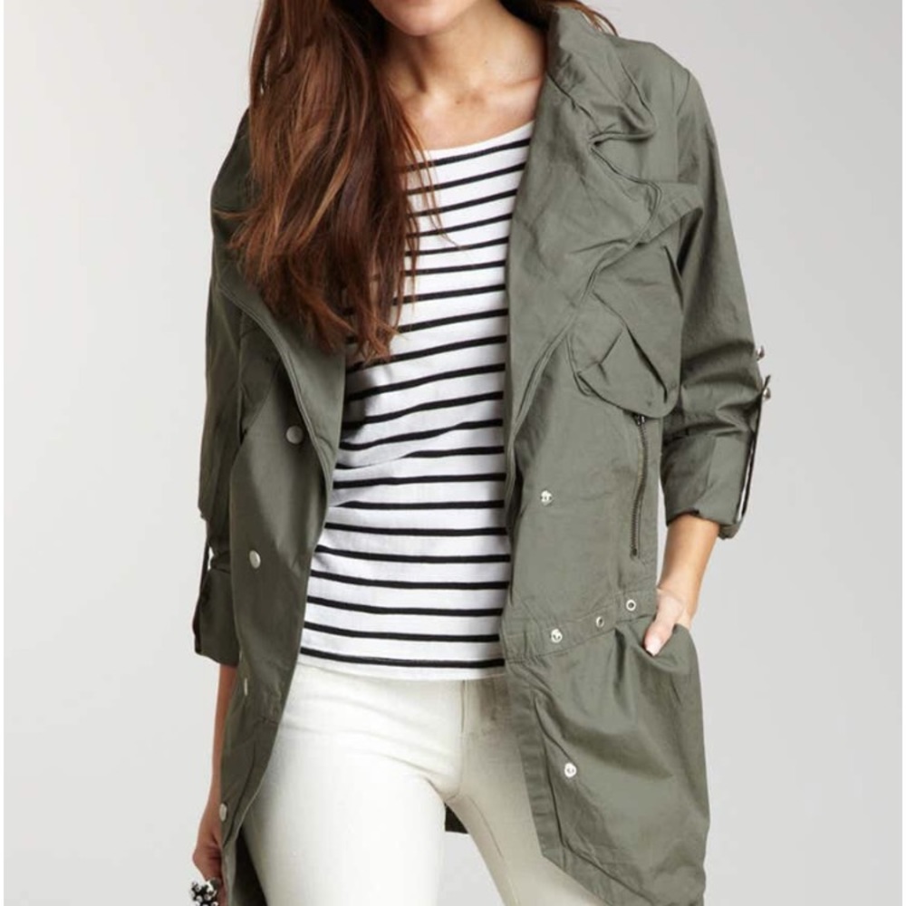 Olive and oak jacket
